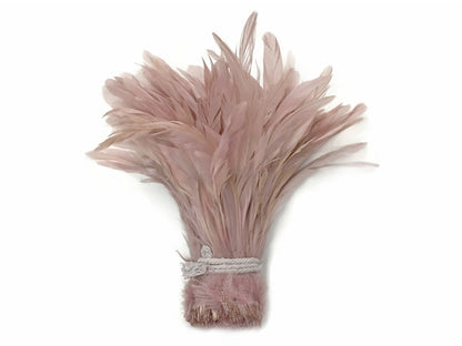 8-10" Natural Inch Strip Taupe Accent Feathers for Wedding Centerpieces