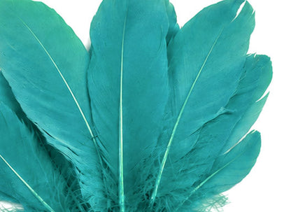 A quarter pound - Blue Goose Satinettes Pallet Peacock Feathers for Wedding Backdrops & Arches