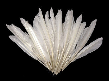 50 oz - White Pack Primary Wing Accent Feathers for Wedding Centerpieces